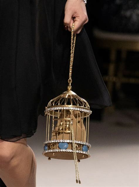 chanel bird cage purse.